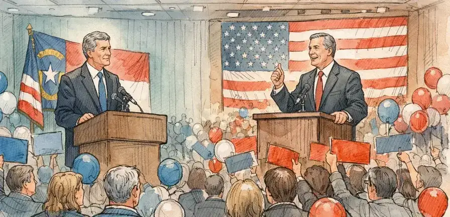 Cooper and Whatley Secure Nominations for High-Stakes North Carolina Senate Race