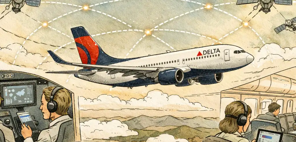 Delta Partners with Amazon for Advanced In-Flight Wi-Fi