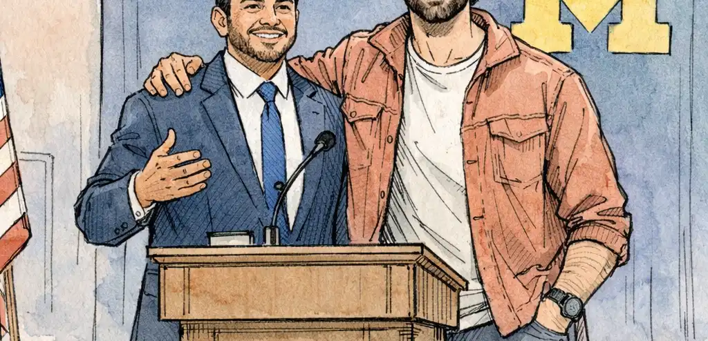 Michigan Senate Race Divided by Piker Campaign Appearances