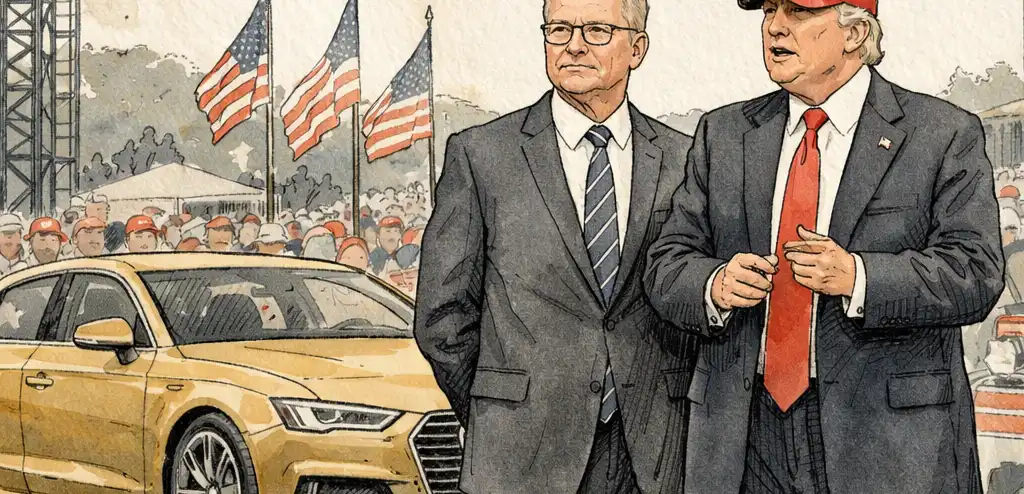 Audi CEO Faces Backlash for Trump Rally Appearance