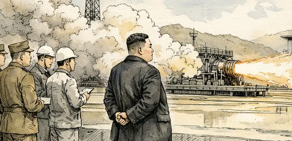 North Korea Tests Solid-Fuel Engine for ICBMs