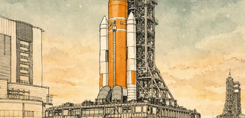 NASA Moves Artemis II Rocket to Pad for April Moon Mission