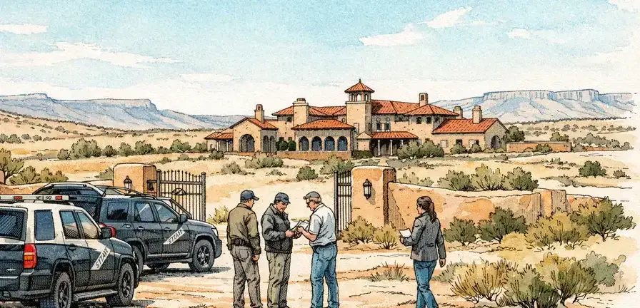 New Mexico Searches Epstein's Former Ranch