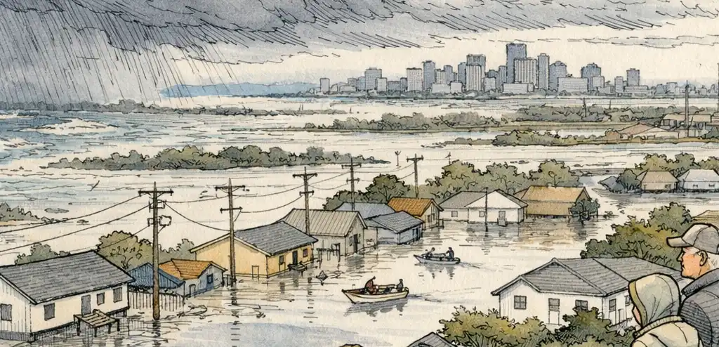 Tropical Storm Bertha Hits Louisiana