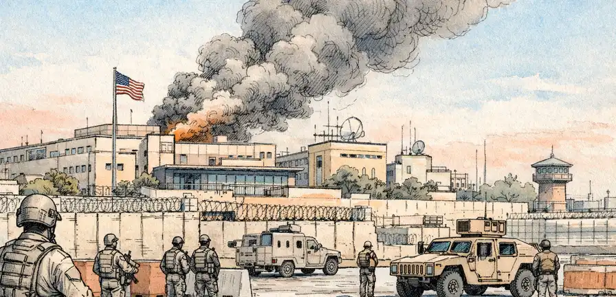 Drones Strike U.S. Embassy in Baghdad Amid Escalating Tensions