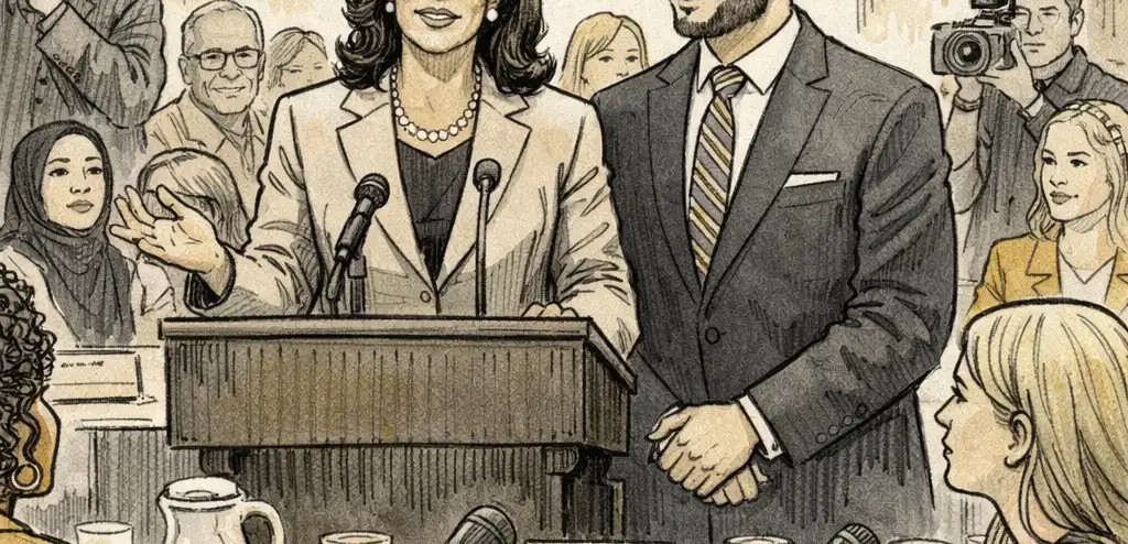 Harris Campaigns for El-Sayed in Detroit