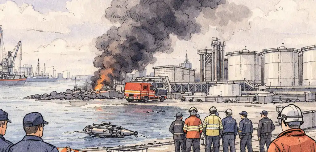 Maritime Drone Explodes in Romanian Port