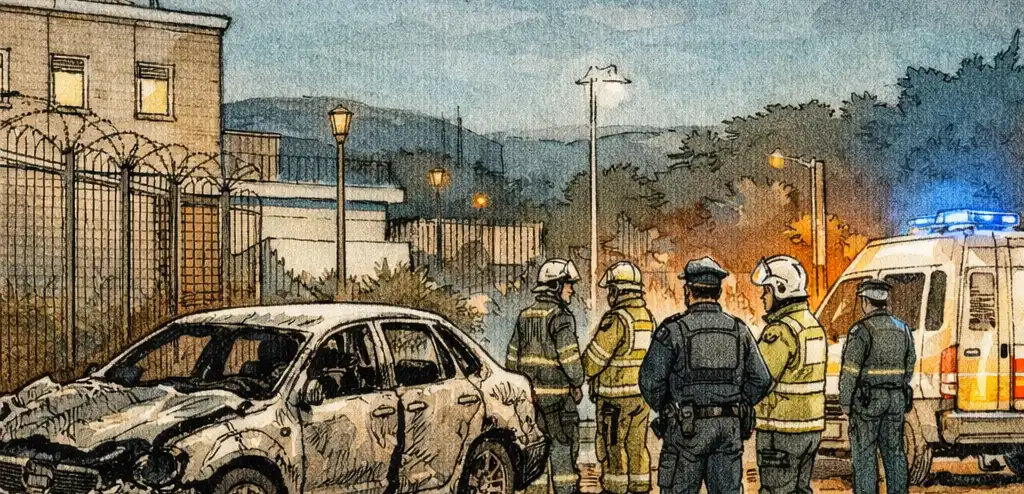 New IRA Linked to Car Bomb Near Belfast Police Station