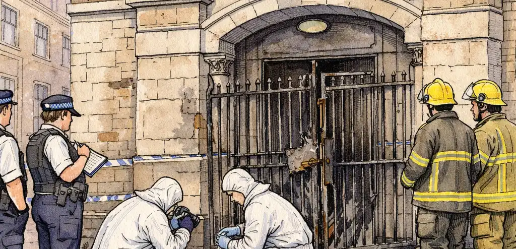 London Police Investigate Synagogue Fire as Arson