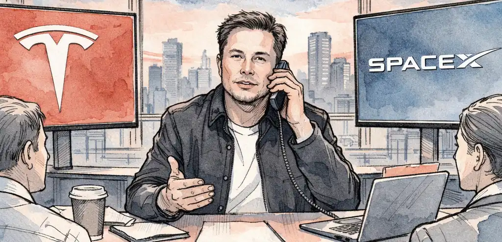 Musk Confirms SpaceX-Tesla Merger Talks