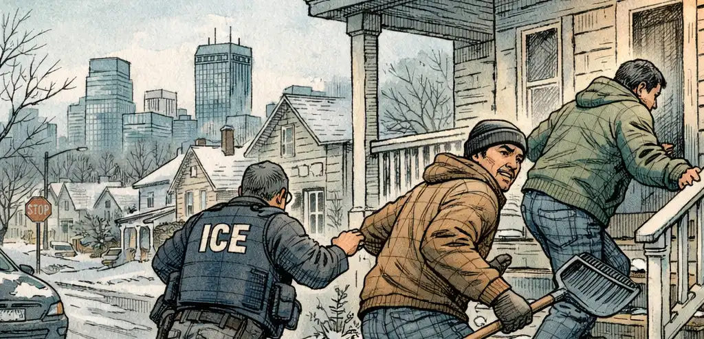 Minneapolis Video Contradicts ICE Account of Shooting