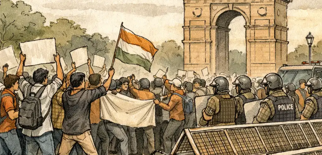 Youth-Led Protests Intensify Across India