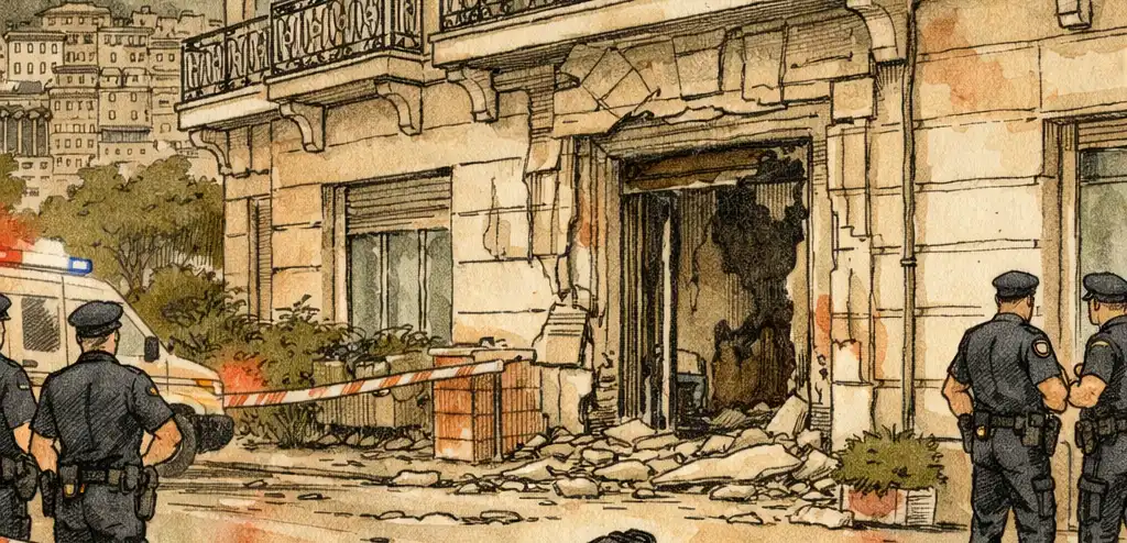 Monaco Explosion Injures Three; Manhunt Underway