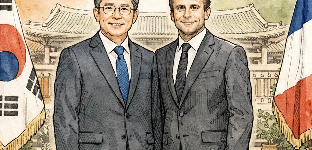 S Korea, France Boost Ties Amid Middle East Crisis