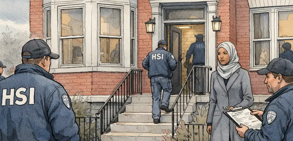 Federal Agents Search Ilhan Omar's Home