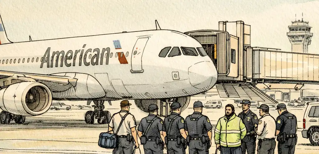 Passenger Bites Fellow Flyer on American Airlines Flight