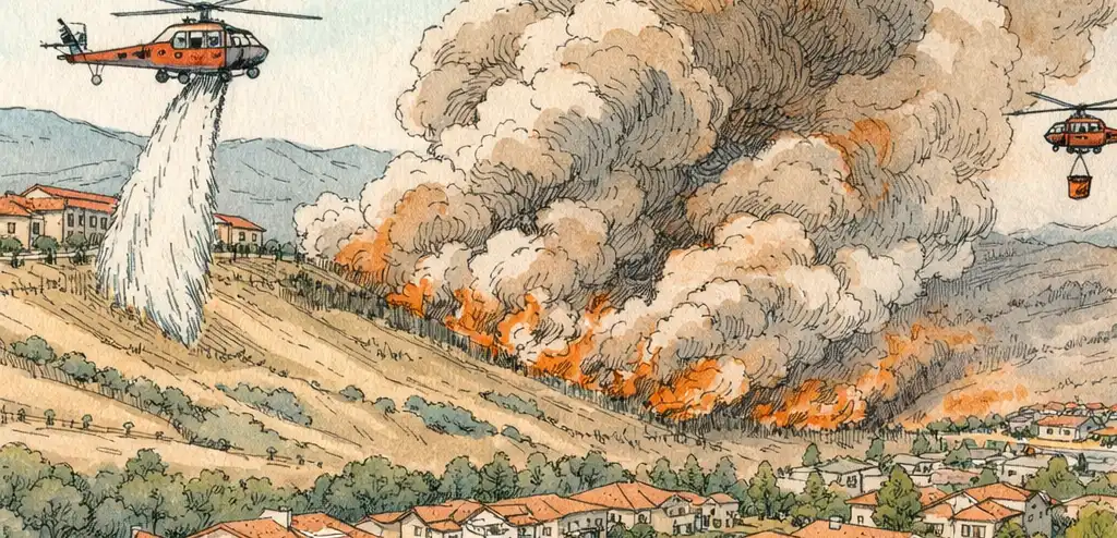 Sandy Fire in Simi Valley Grows to Nearly 1,700 Acres