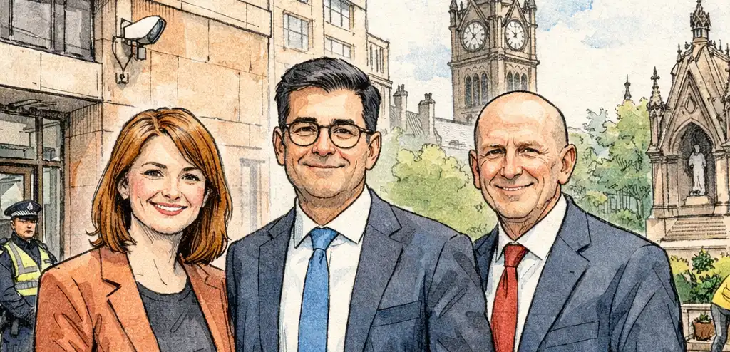 Burnham Opens Manchester Office to Decentralize Power