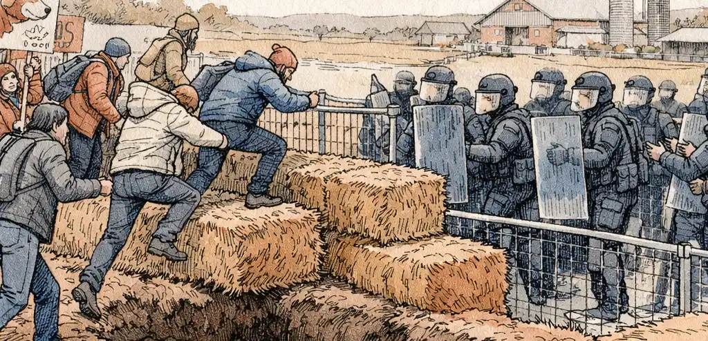 25 Arrested in Wisconsin Beagle Facility Protest