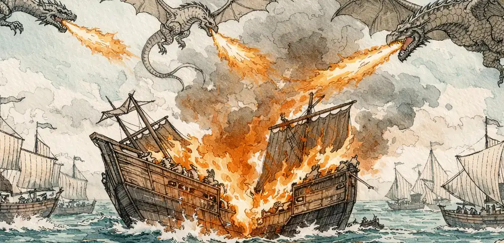 'House of Dragon' Season 3 Opens with Gullet Battle