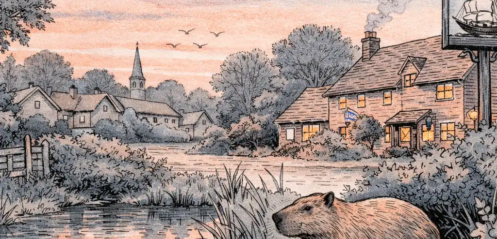 Search for Escaped Capybara Samba Narrows in Hampshire