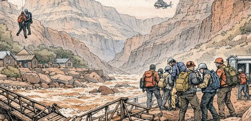 Grand Canyon Flash Flood Kills Two, Leaves One Missing