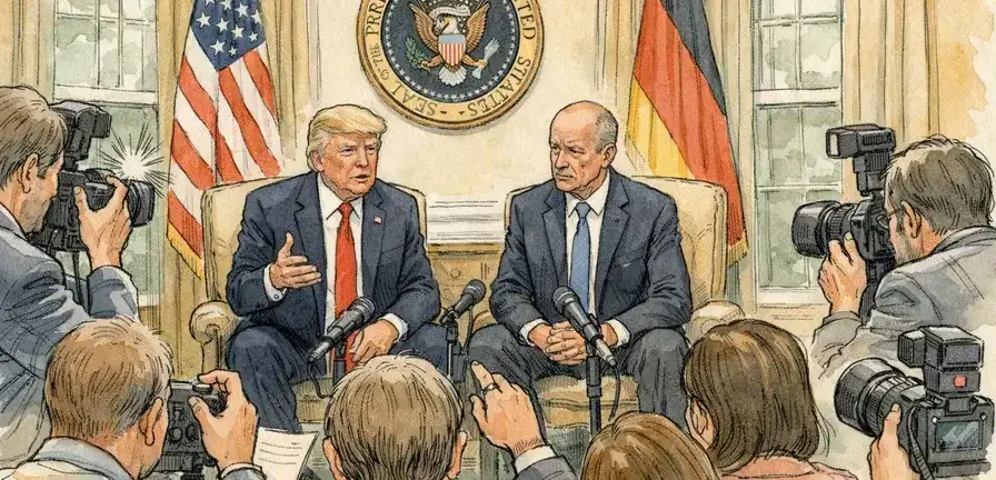 Trump Discusses Iran Strikes with German Chancellor Merz Amid Rising Tensions