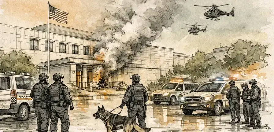 Explosion at U.S. Embassy in Oslo Under Investigation as Possible Targeted Attack