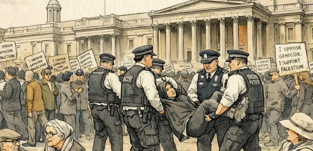 Met Police Arrests Over 200 at Palestine Action Protest