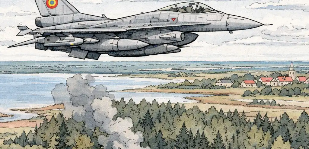 NATO Jet Shoots Down Ukrainian Drone Over Estonia