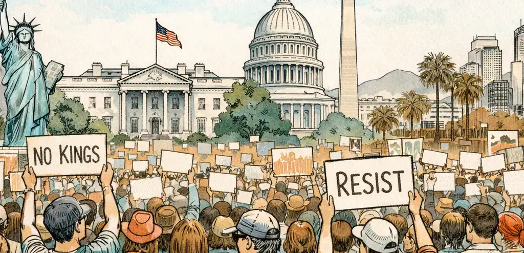 'No Kings' Protests to Draw Millions Across US