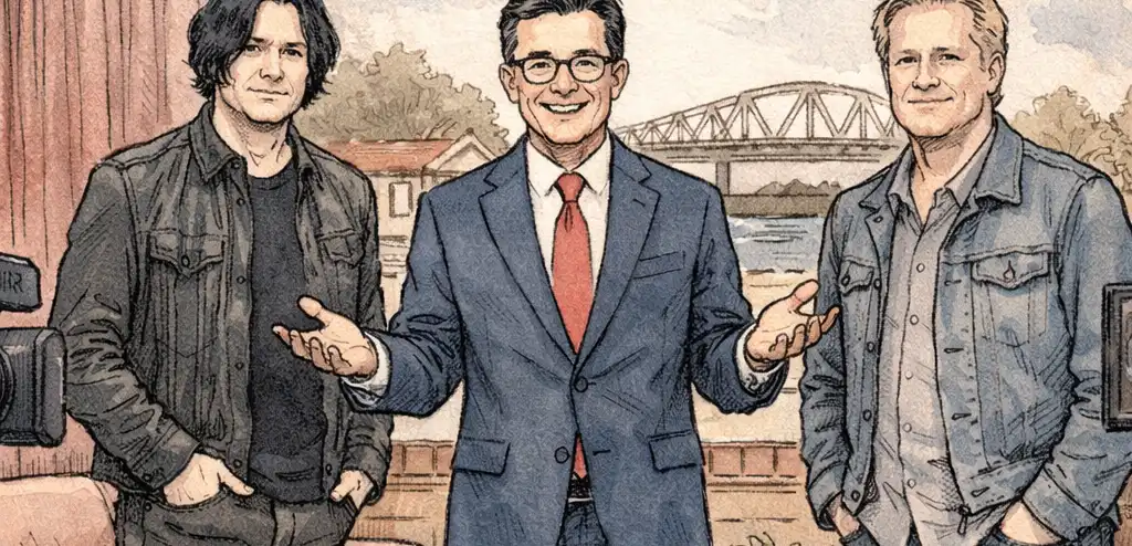 Colbert Hosts Michigan Show Night After Late Show Finale