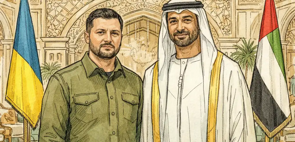 Zelensky Secures Defense Deals with UAE, Qatar
