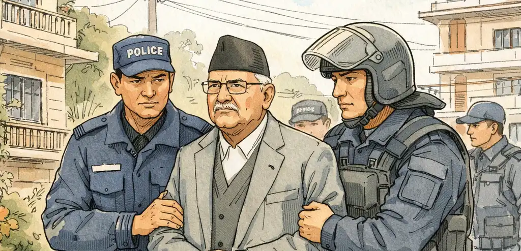 Nepal Arrests Ex-PM Oli Over Deadly Protest Crackdown