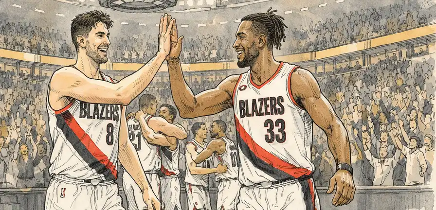 Trail Blazers Win Over Struggling Nets