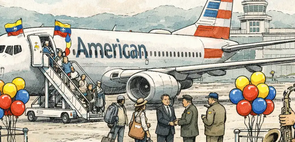 First US-Venezuela Flight in Seven Years Lands