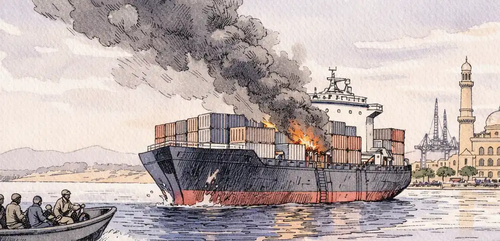 Houthis Attack Cargo Ship in Red Sea