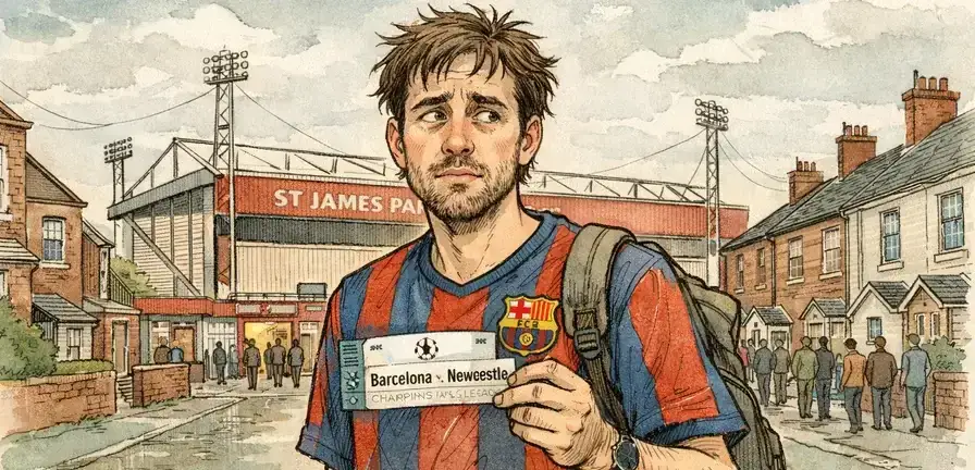 Barcelona Fan Ends Up at Wrong Stadium