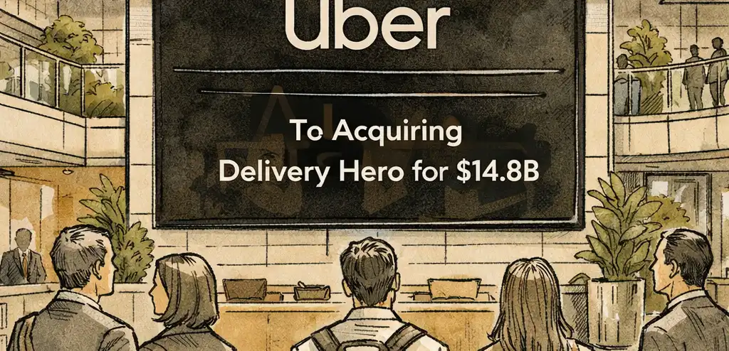Uber to Acquire Delivery Hero for $14.8B