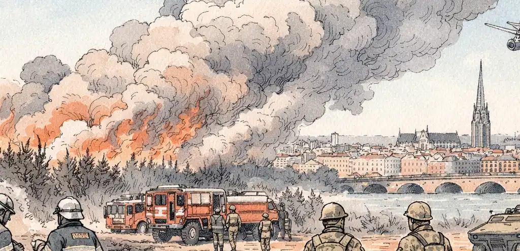 Wildfires Force Hundreds of Thousands to Flee in France
