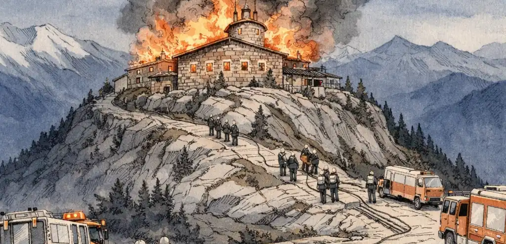 Fire Destroys Hitler's Eagle's Nest Retreat