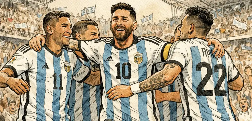 Messi Leads Argentina Past Cape Verde in World Cup Thriller