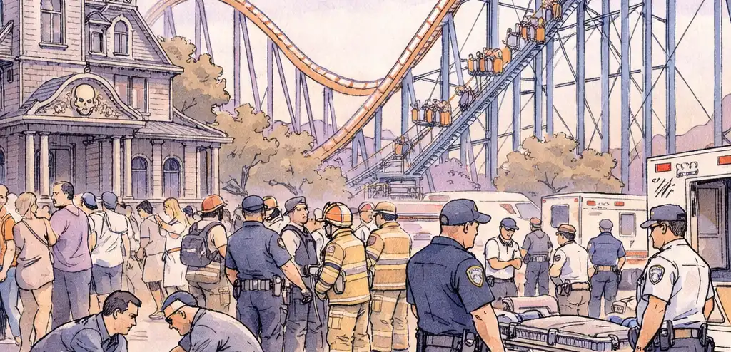 Man Dies After Falling from Six Flags Roller Coaster