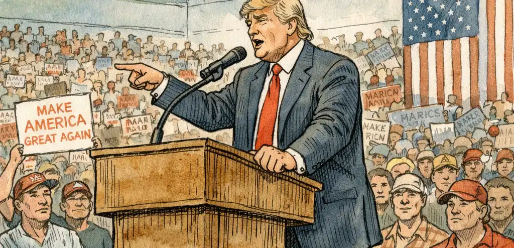 Trump Warns of Democratic Victory at Ohio Rally