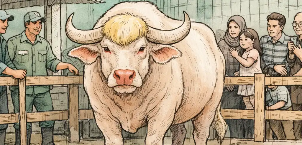 'Donald Trump' Buffalo Spared in Bangladesh