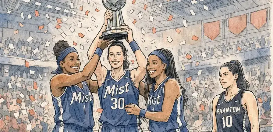 Stewart Leads Mist to Unrivaled Women's Basketball Title