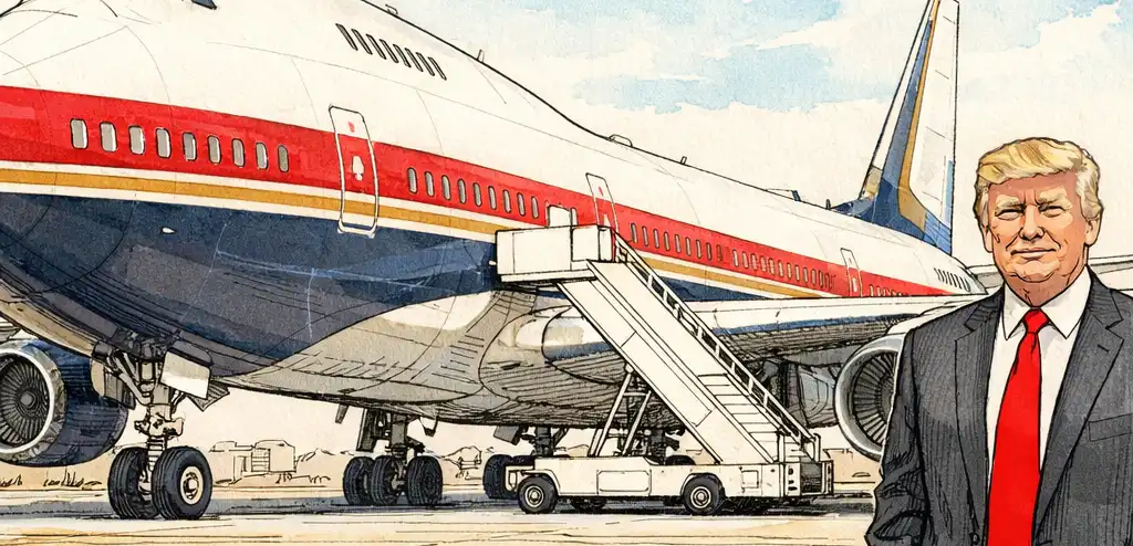 Trump Orders Upgrades for Qatari-Gifted Air Force One