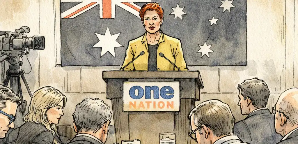 Hanson Calls for Monocultural Australia in Press Club Speech