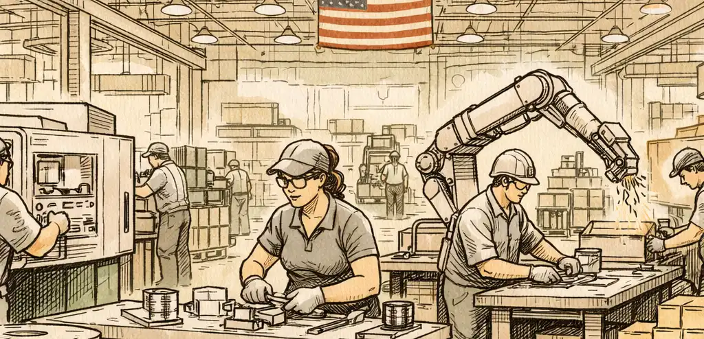US Manufacturing Surges to Four-Year High