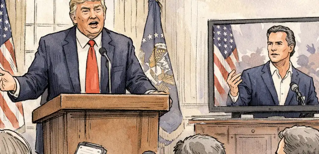 Trump Mocks Newsom's Dyslexia in Repeated Attacks